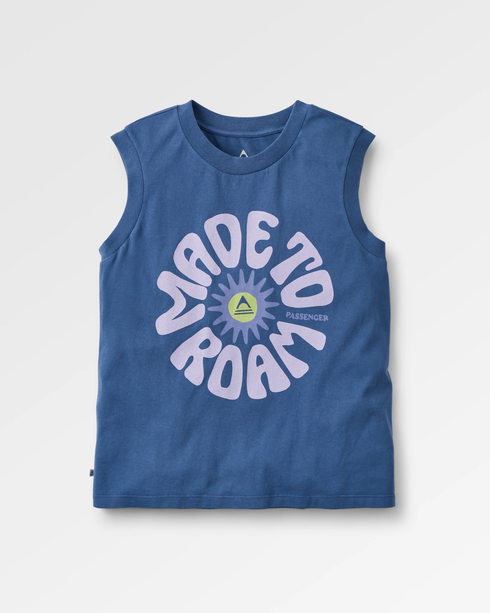 Easy Days Organic Cotton Vest - Purple Indigo