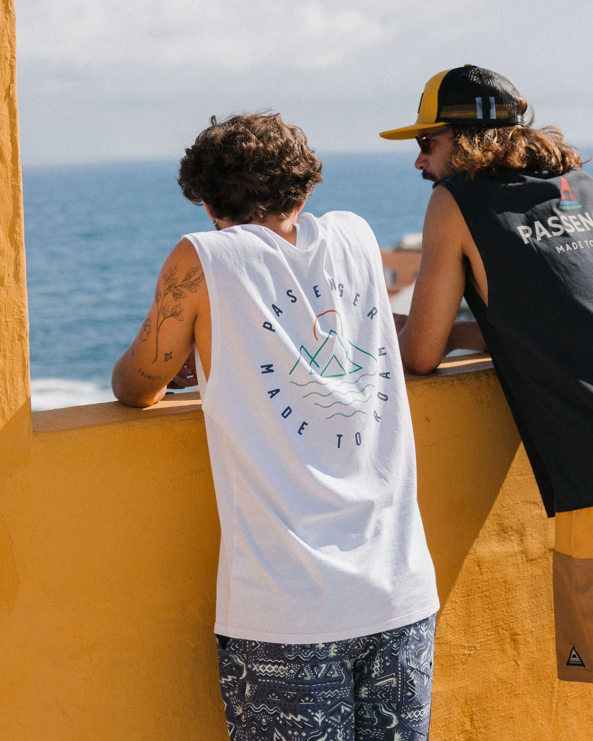 Escapism Recycled Cotton Vest - White