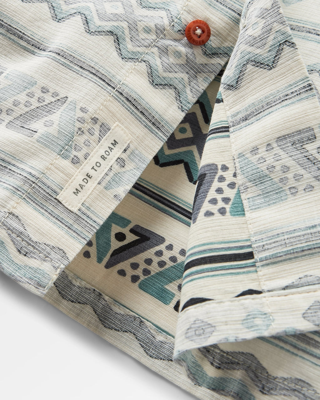 Amboro Organic Cotton Shirt - Mono Geo Birch