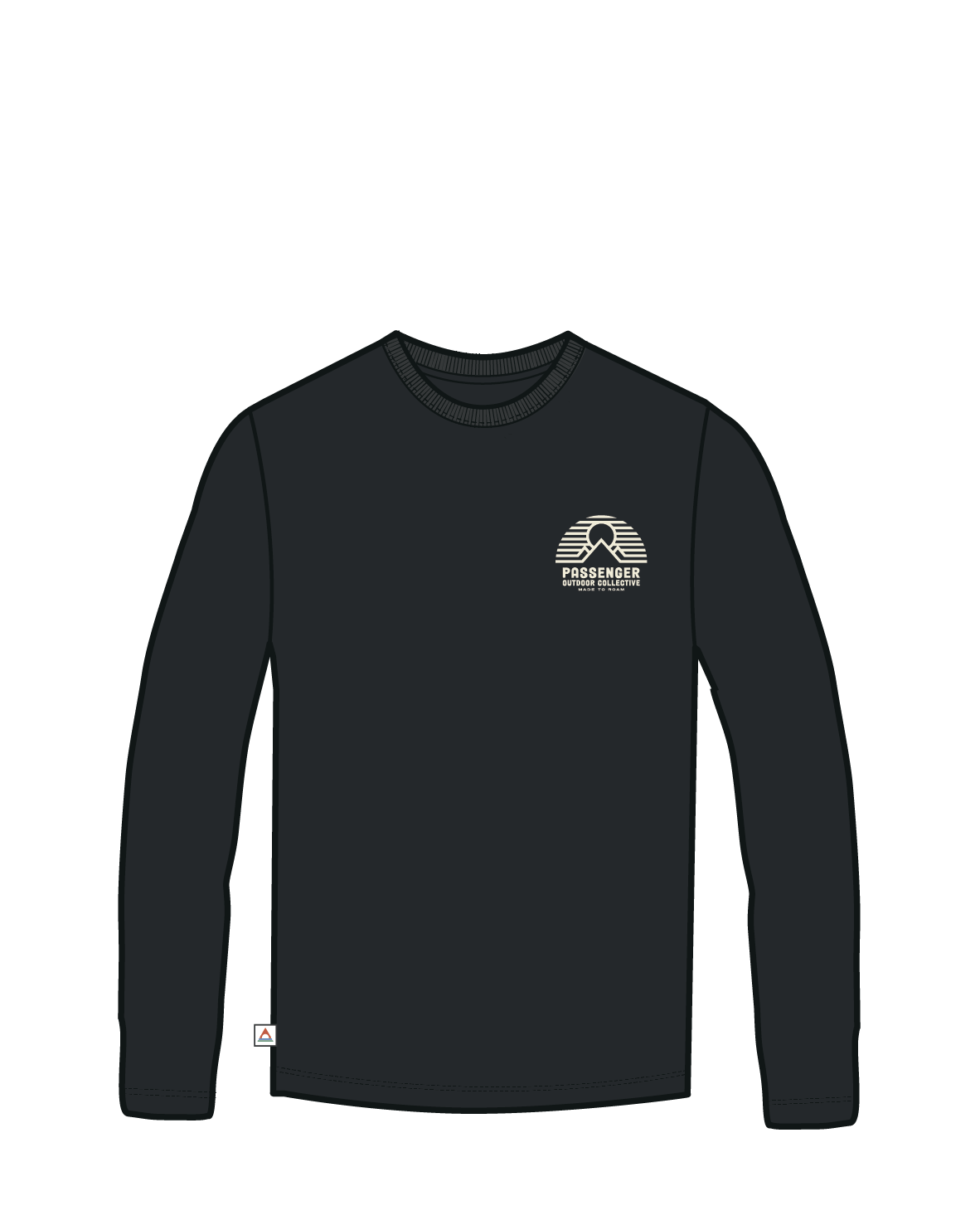 Elbio Relaxed Fit LS T-Shirt - Black