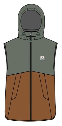 Dusk Recycled Insulated Gilet - Dusty Olive