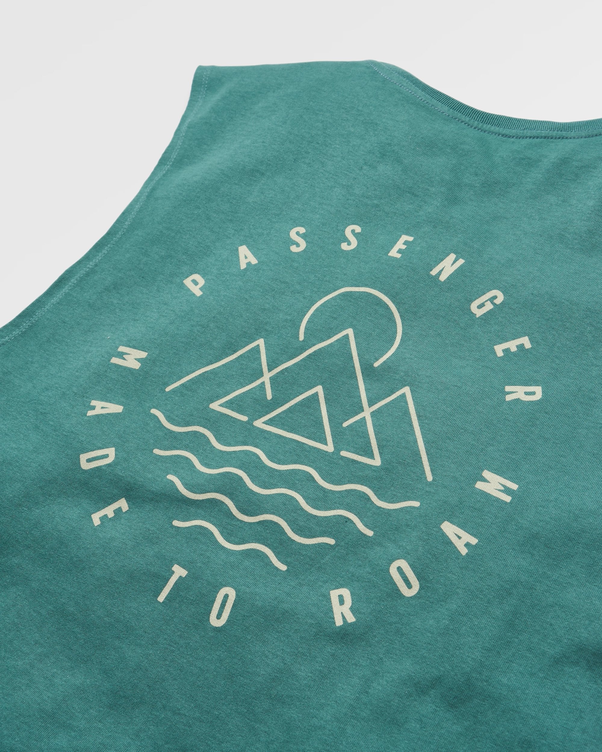 Escapism Recycled Cotton Vest - Deep Ocean
