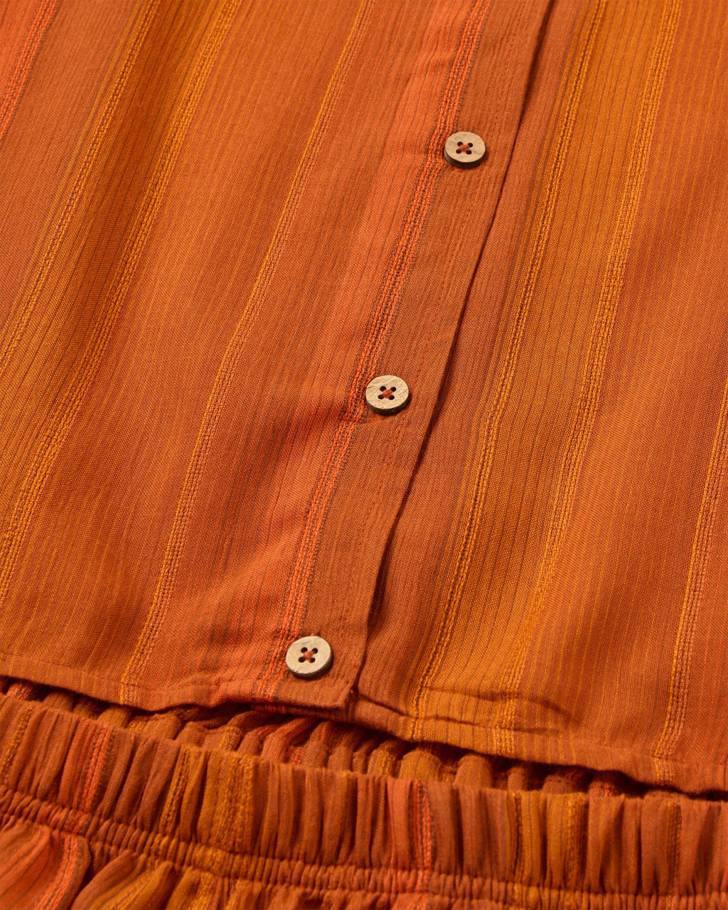 Clarity Short Skort Dress - Ember Orange Stripe