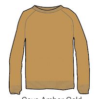 Cove Recycled Knitted Jumper - Amber Gold